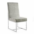 Designed To Furnish Element Steel Velvet Dining Chair, 41.54 x 19.68 x 26.26 in. DE2616377